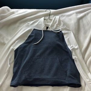 Long sleeve hooded sweatshirt